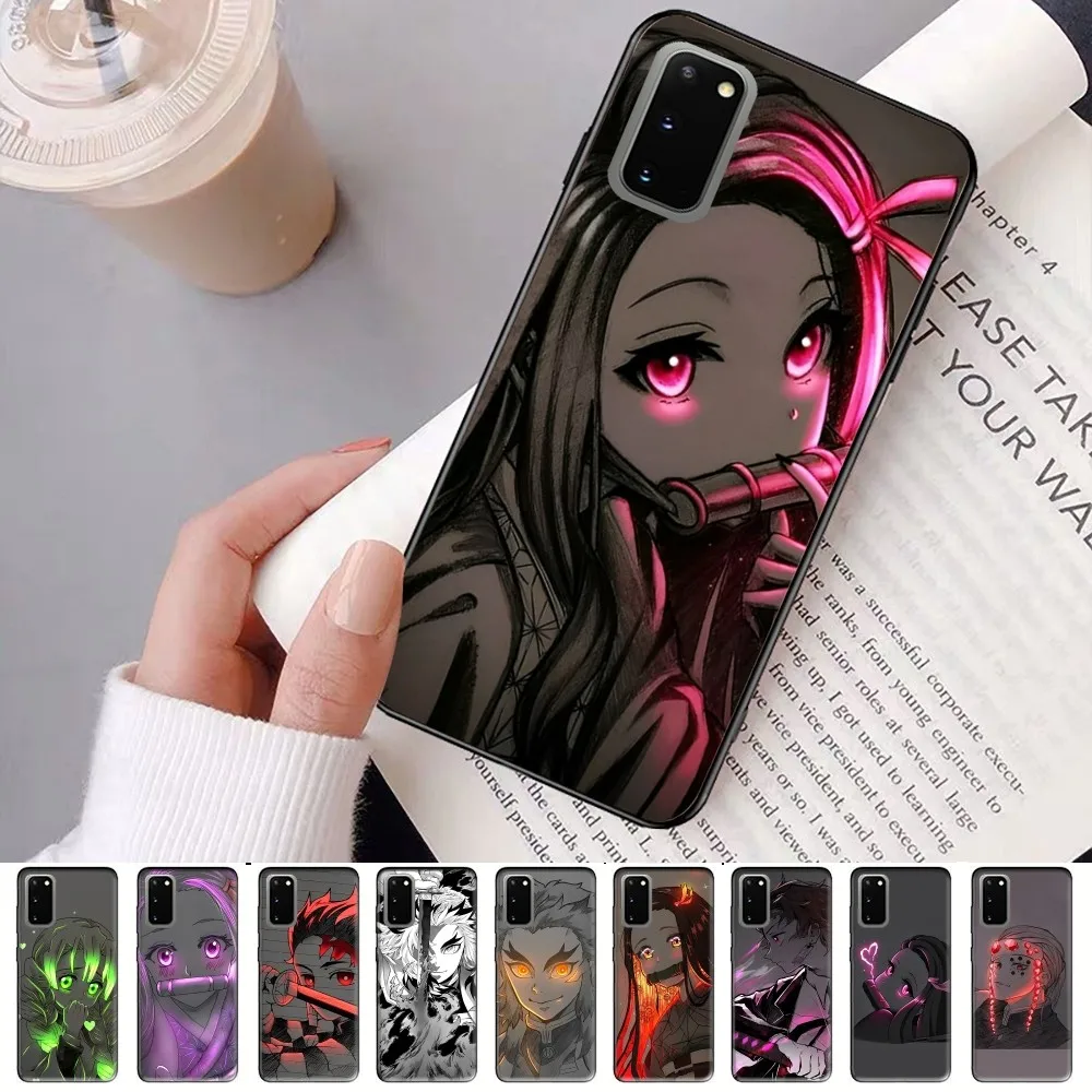 

Anime Demon Slayer Phone Case For Samsung S 9 10 20 21 22 23 30 23plus lite Ultra FE S10lite Fundas