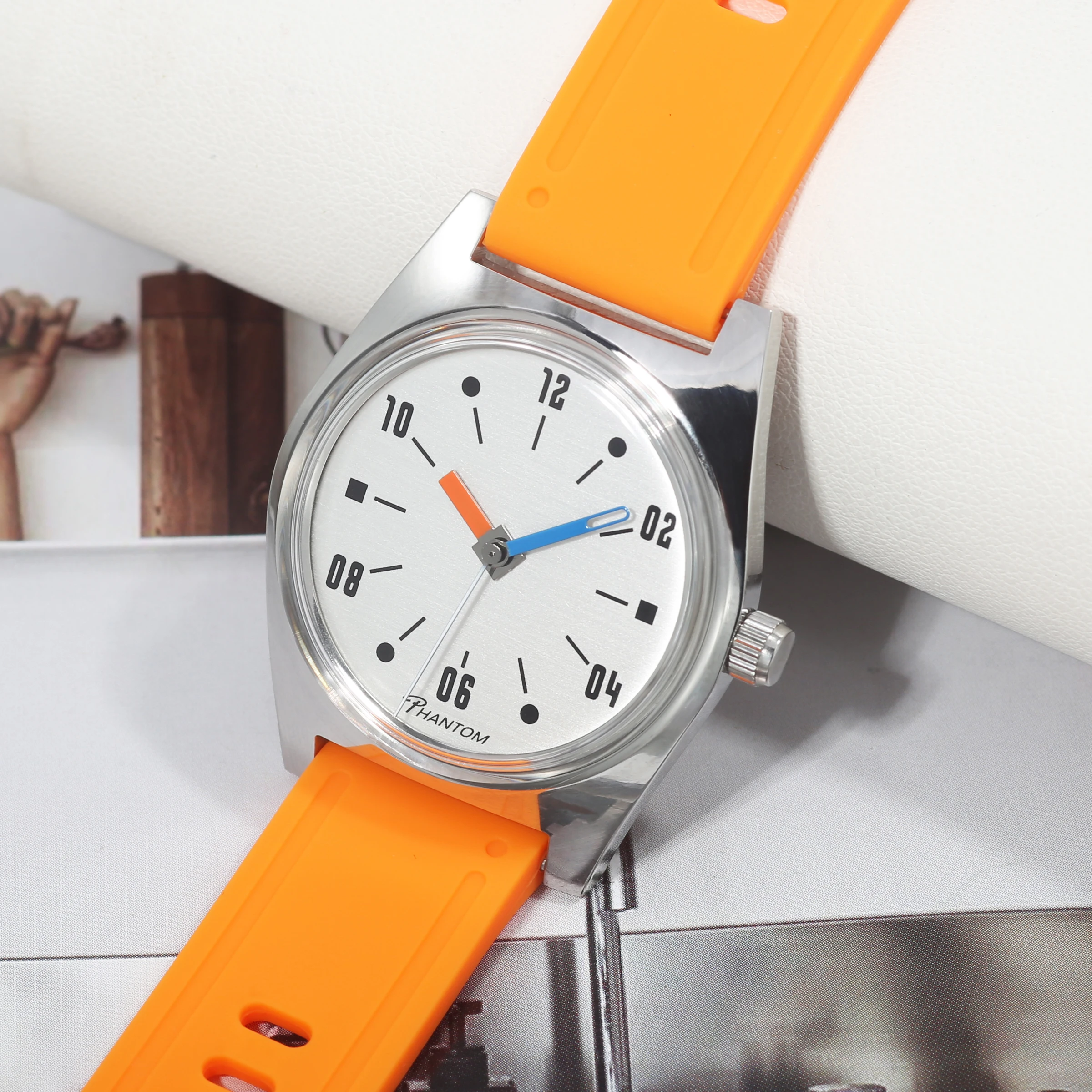 36mm Manual Winding Mechanical Watch Men Fashion Bauhaus Design Dual Gift Option Daily Casual Business Birthday Holidays For Him
