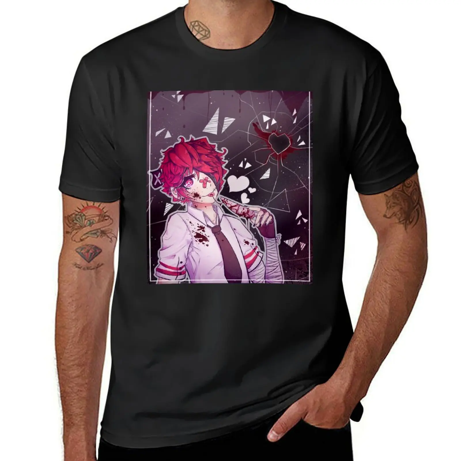 Fukase - Yandere T-Shirt for a boy Short sleeve tee Men's t shirts