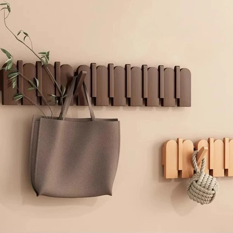 Wall Wooden Coat Racks Entrance Hall Furniture Coat Racks Living Room Storage Organizer Clothes Tree Modular Clothes Tree Modern