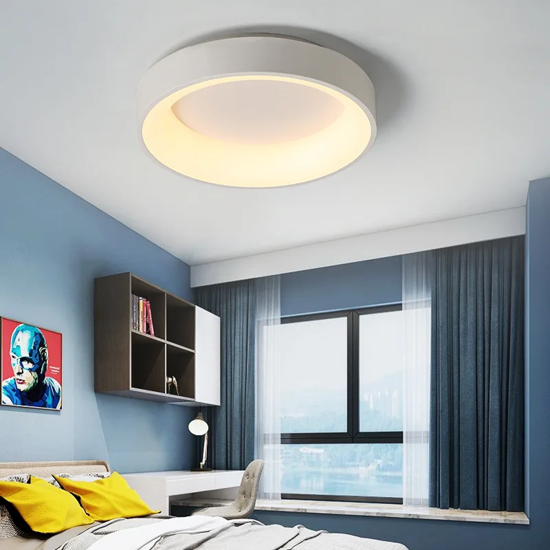 Contracted Fashion Round Ceiling Lamps LED Apply To Bedroom Kitchen Study Modern Atmosphere Personality Illumination Luminaire