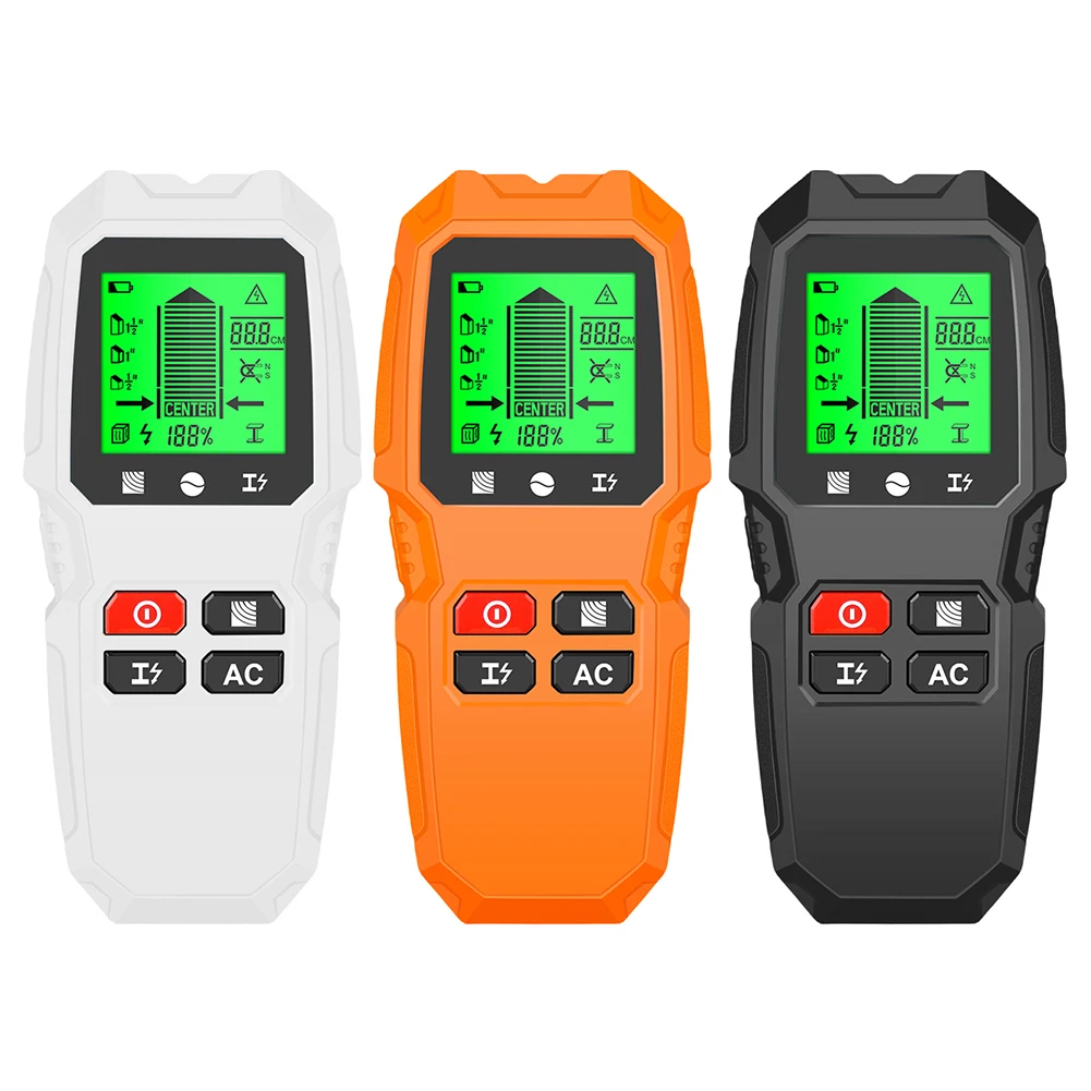 

7 in 1 Stud Finder Tool with LCD Display Electric Wall Scanner Sensor High Accuracy for Wood Magnetic Metal AC Wire Finding