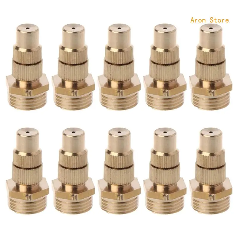 

Brass High Atomization Nozzles Irrigation Atomizer Tool for Landscapings Garden H3CF