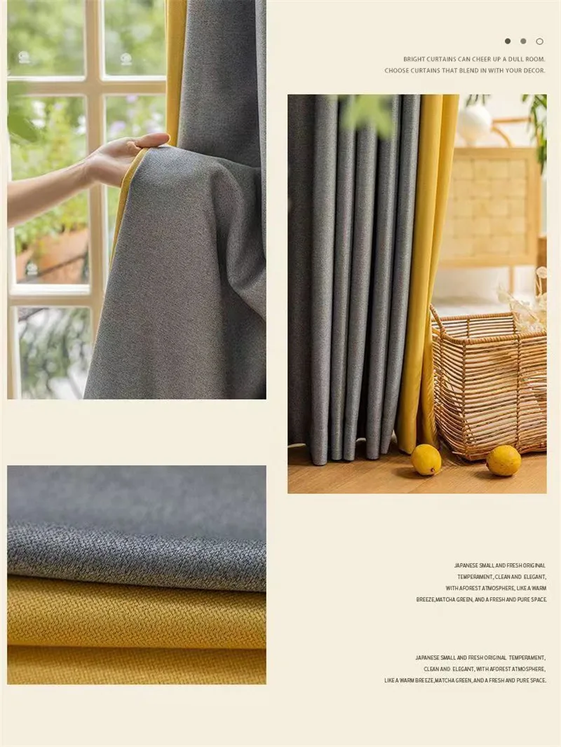 310 cm Höhe 75–90 % Verdunkelungsvorhänge für Wohnzimmer, einfarbig, passender Klang, reduziert Beige, Schlafzimmervorhänge nach Maß – Detail 35