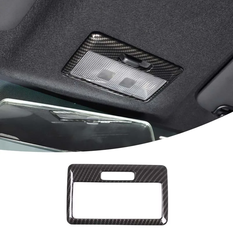 ABS Carbon Faser Auto Vorne Lesen Licht Dach Lampe Panel Abdeckung Trim für Toyota 86Subaru BRZ 2012-2020 innen Zubehör