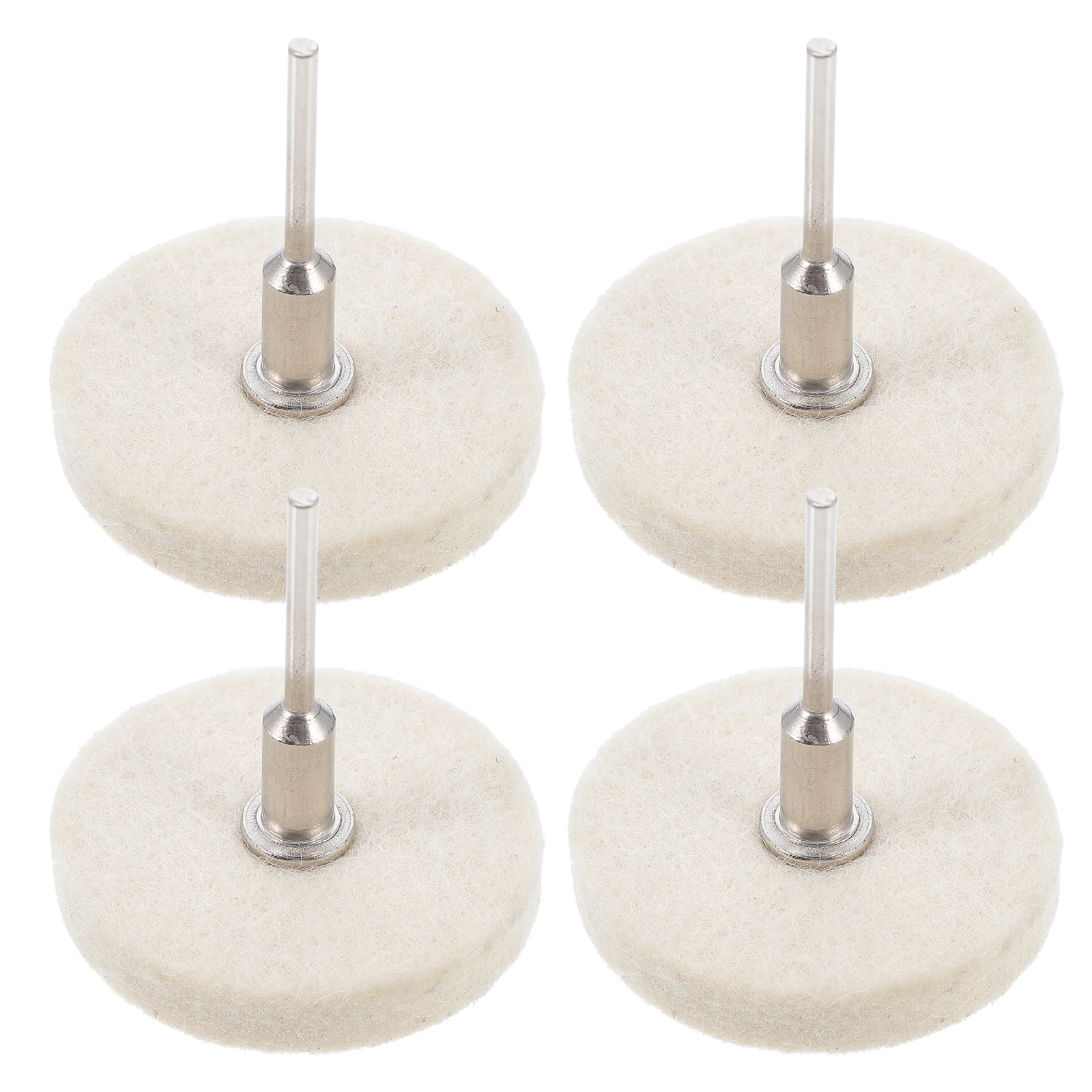 

4 Pcs Wool Polishing Wheels High Quality Material Excellent Effect Ceramics Jewelry Jade Polishing Tools