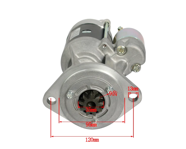 

12V Starter Motor 129900-77040 Fit For Yanmar 4TNV98 4D94 Diesel Engine