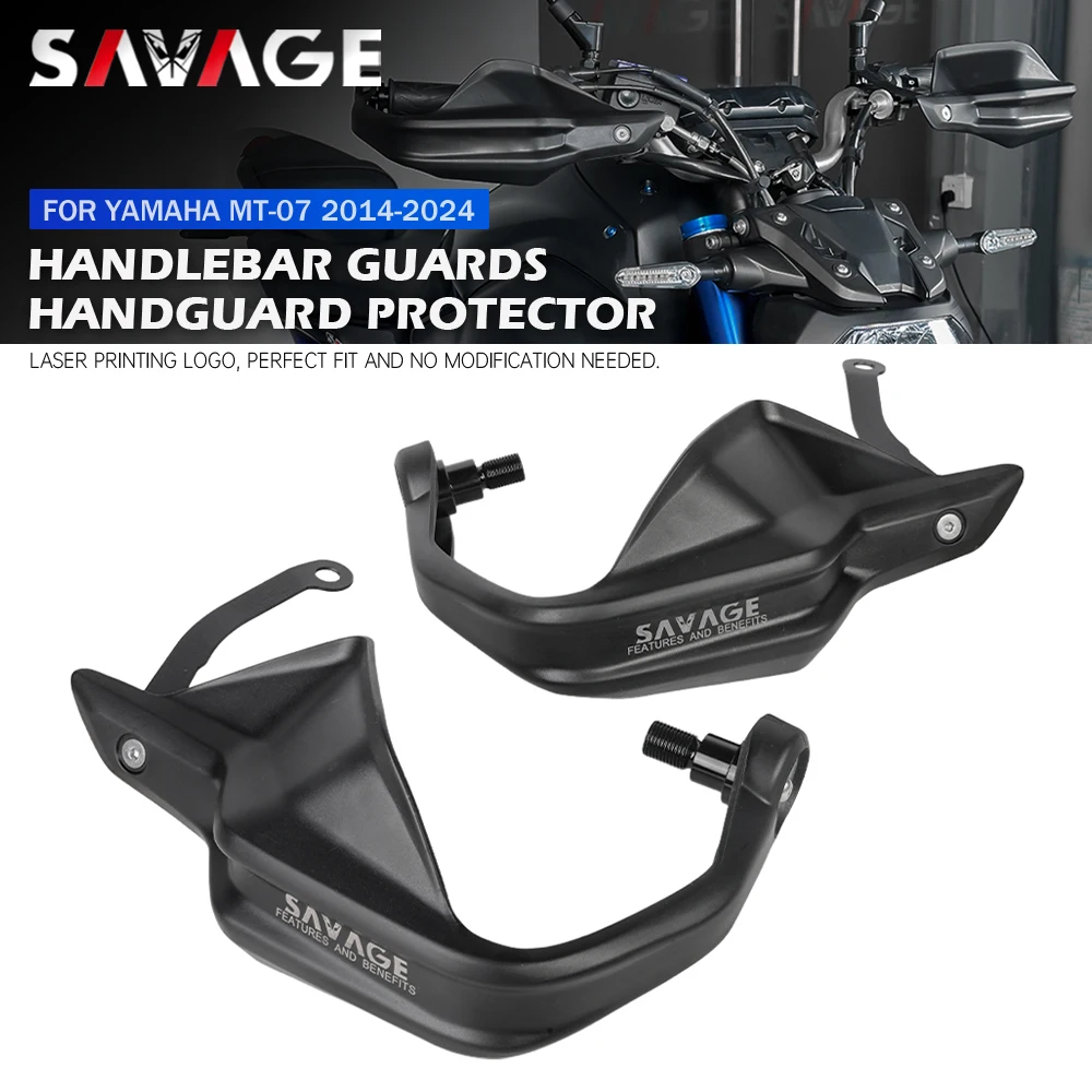 MT-07 Handlebar Handguard For YAMAHA MT07 FZ07 2014-2024 Motorcycle Accessories Hand Guard Wind Deflector Handle Lever Protector