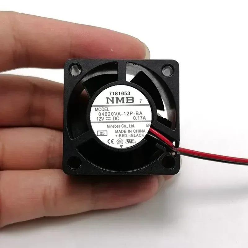Original NMB 04020VA-12P-BA 12V 0.17A 4020 4cm Industrial Control Machine Tool Cooling Fan