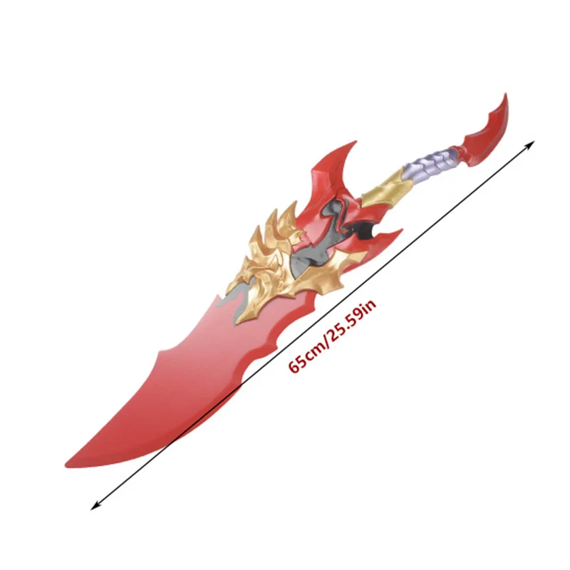 Nuovo modello Hot Mobile Game Solo Dress Up Armi Spada in legno Puntelli Cosplay Spade non affilate con cintura, regalo di Natale