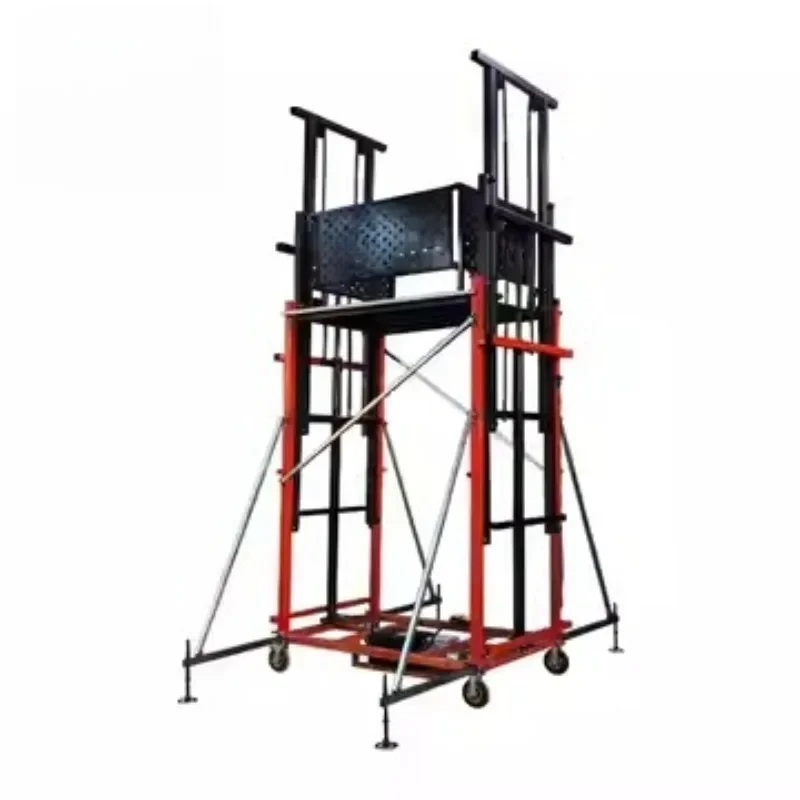 Tr* scaffolding mobile automatic lifting platform small lift ladder construction lifting foldable Load capacity 300kg/500kg