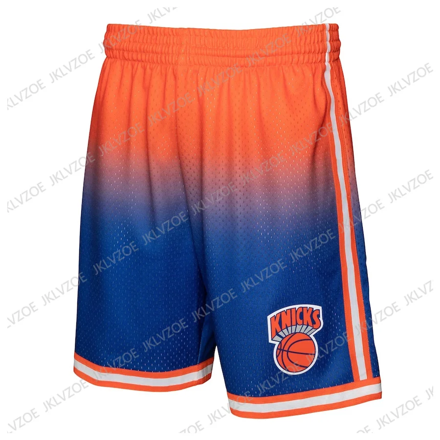 Sport Basketball Shorts Print Quick Drying Summer NBA New York Knicks Shorts Commemorative Edition Short Pants Kids/Adult Shorts