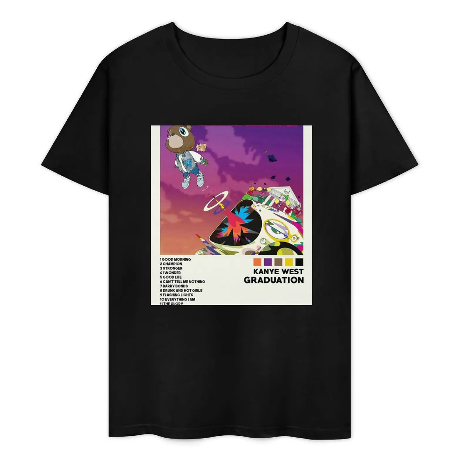 

Kanyes Graduations Poster T-Shirt oversizeds graphic shirts designer shirts essential t shirt mens graphic t-shirts funny