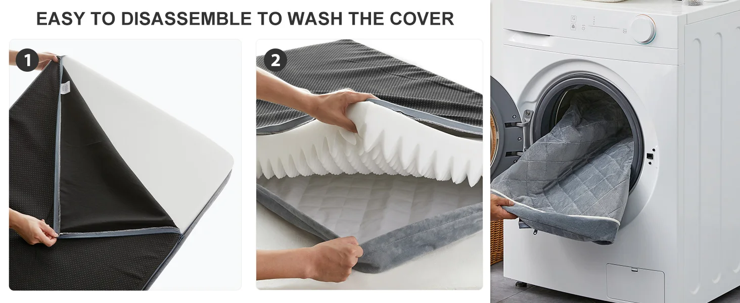 EASY TO DISASSEMBLE TO WASH THE COVER