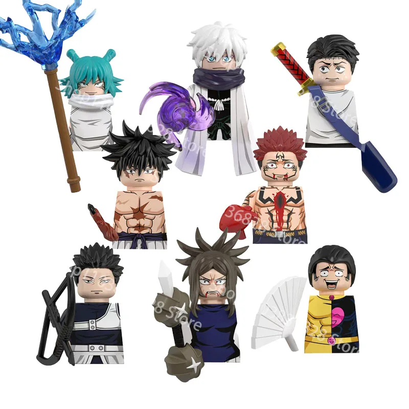 WM6202 WM6201 Anime JJK Building Blocks Gojo Satoru Ryomen Sukuna Itadori Yuji Mai Todo Action Figures Brick Toys Birthday Gifts