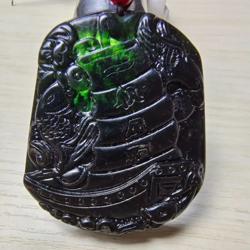 

Медицинский королевский камень, гладкий кулон с парусом, сильное магнитное ожерелье с парусом