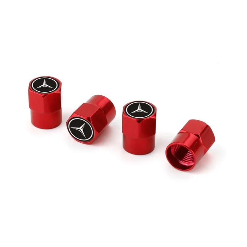 Car Tire Valve caps Emblem metal Cap Case For Mercedes Benz B/C/E/S Class A Class C200L GLC GLE CLA  accessories Car Styling image 4