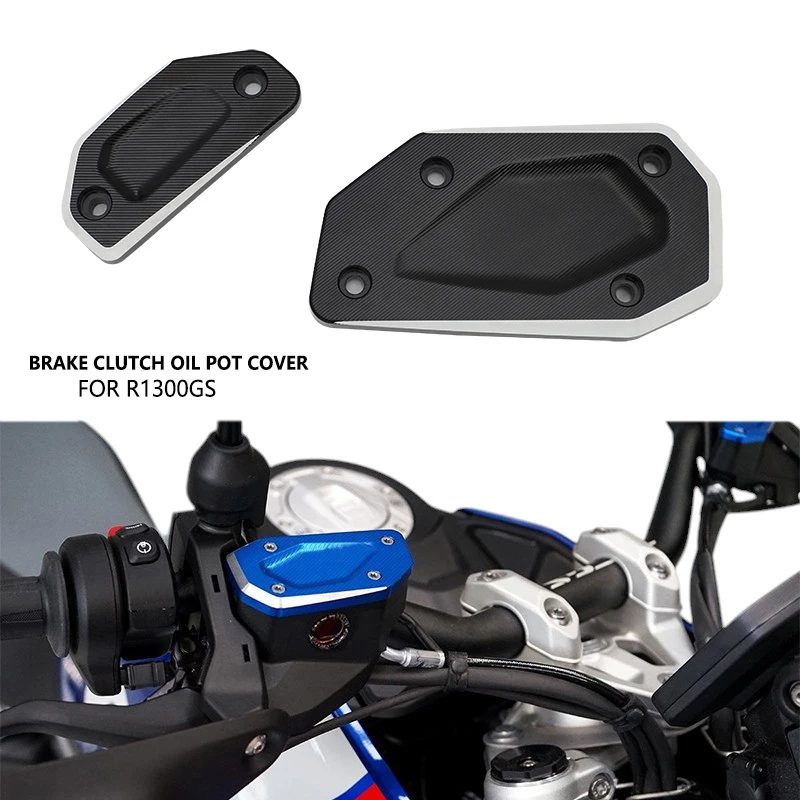 R1300GS Motorcycle Front Brake Fluid Reservoir Oil Cup Cap Master Cylinder Cover For BMW R1300 GS R 1300 GS ADV 2023 2024 2025
