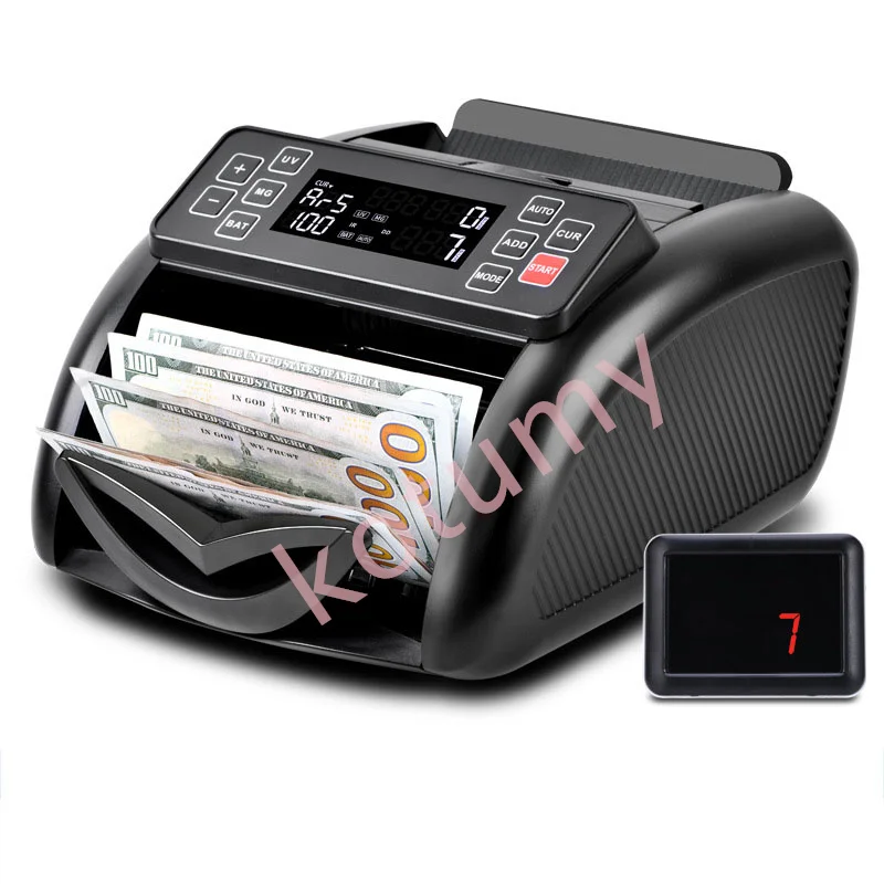 Money Counter Machine with UV MG IR Function Detection Automatic Money Detection Fast Counting for EURO/USD/KRW/GBP