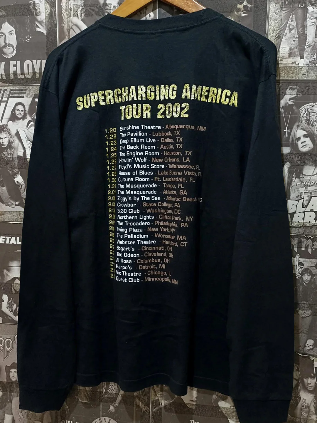Loose Long Sleeve T-Shirt Machine Head Band Tour American Retro Style Breathable Cotton Tee for Youth Casual Wear All Seasons