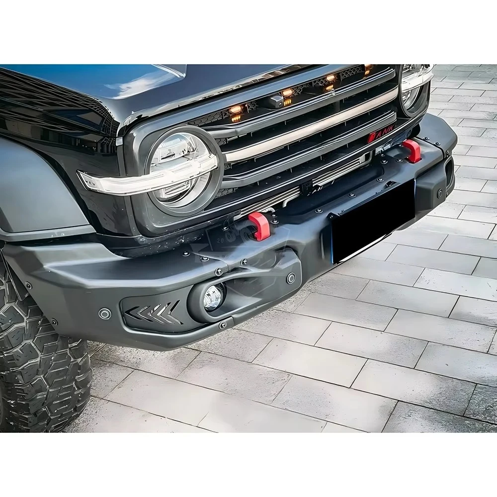 

STLF Ten Years Steel Alloy Front Bumper Accessories 4X4 Front Bumper Pickup Black for Tank-300 Front Bumper 2022 2023