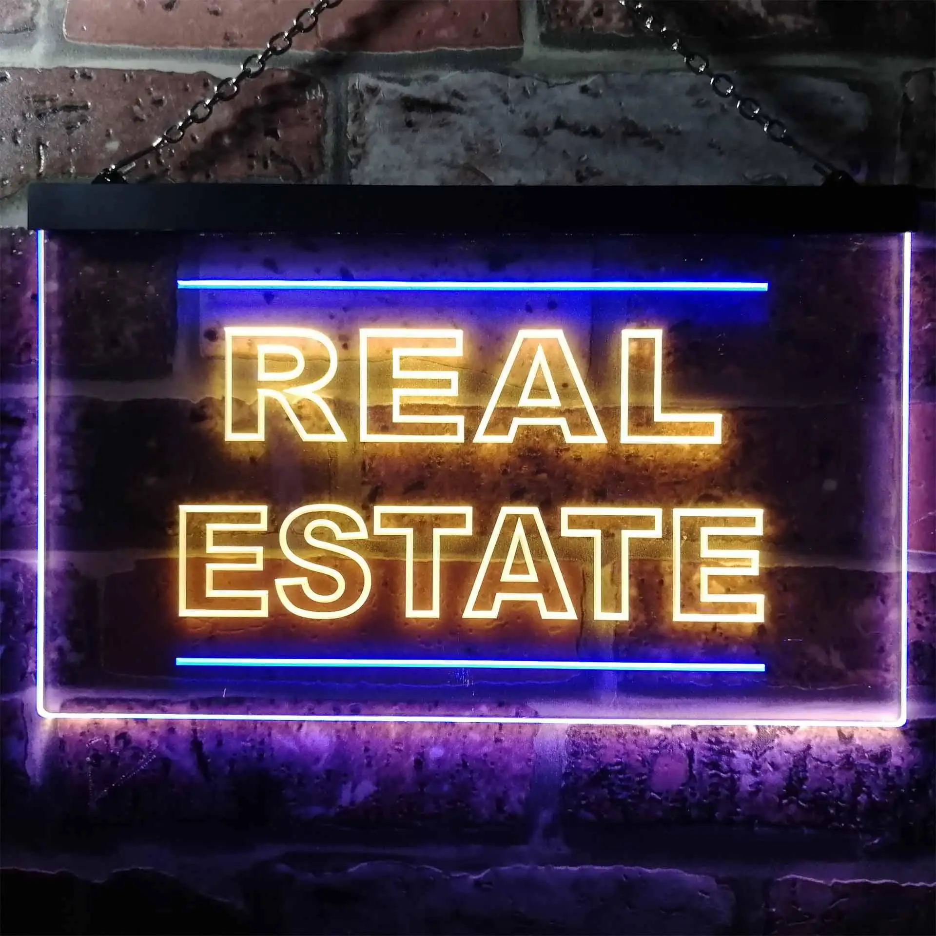 Real Estate Dual Color Led Neon Sign st6-i0610