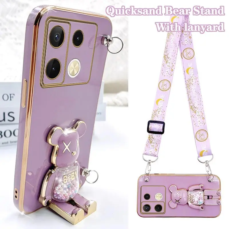 Casing Handphone Note 40 Pro Plus Plating Lanyard Untuk Infinix Note 40 40Pro 40ProPlus Hot 40 50i 50 40Pro Cover