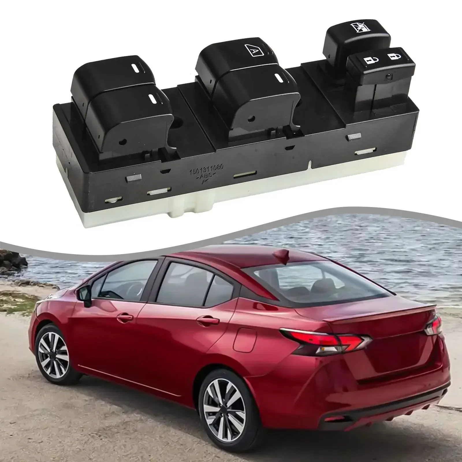 

Car Window Operation As Shown In The Picture Front Left Window Switch Auto Window Switch ABS Material Easy Installation
