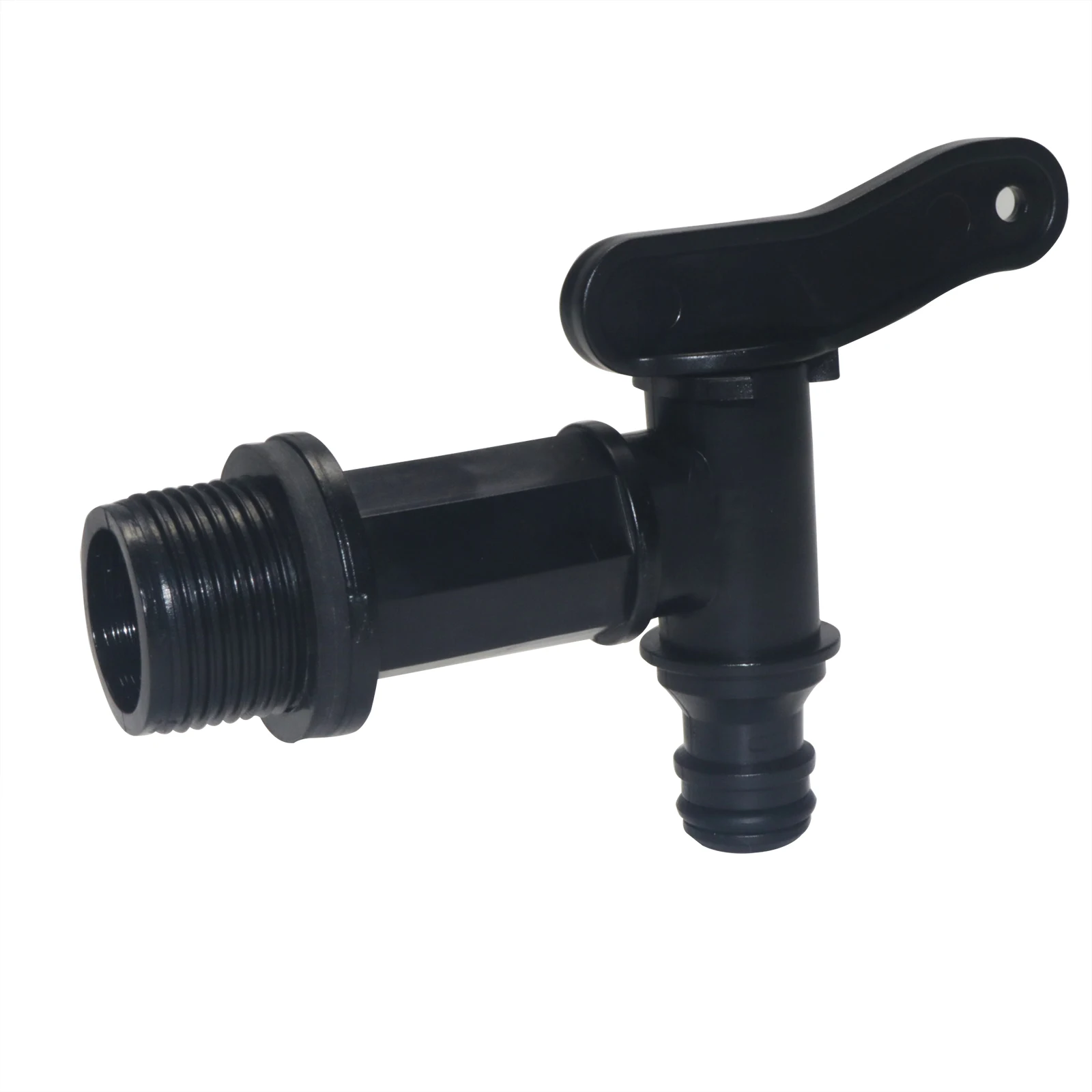 5Pcs 3/4‘’ IBC Barrels Water Butt Tap Self Made Plastic Faucet For Beer Rain Brew Water Tank Faucet Water Garden Hose Connecti