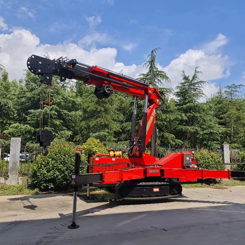 High Precision 5 Ton Mini Crawler Crane Spider Mechanical Hoist For Cleanroom Equipment Installation Semiconductor