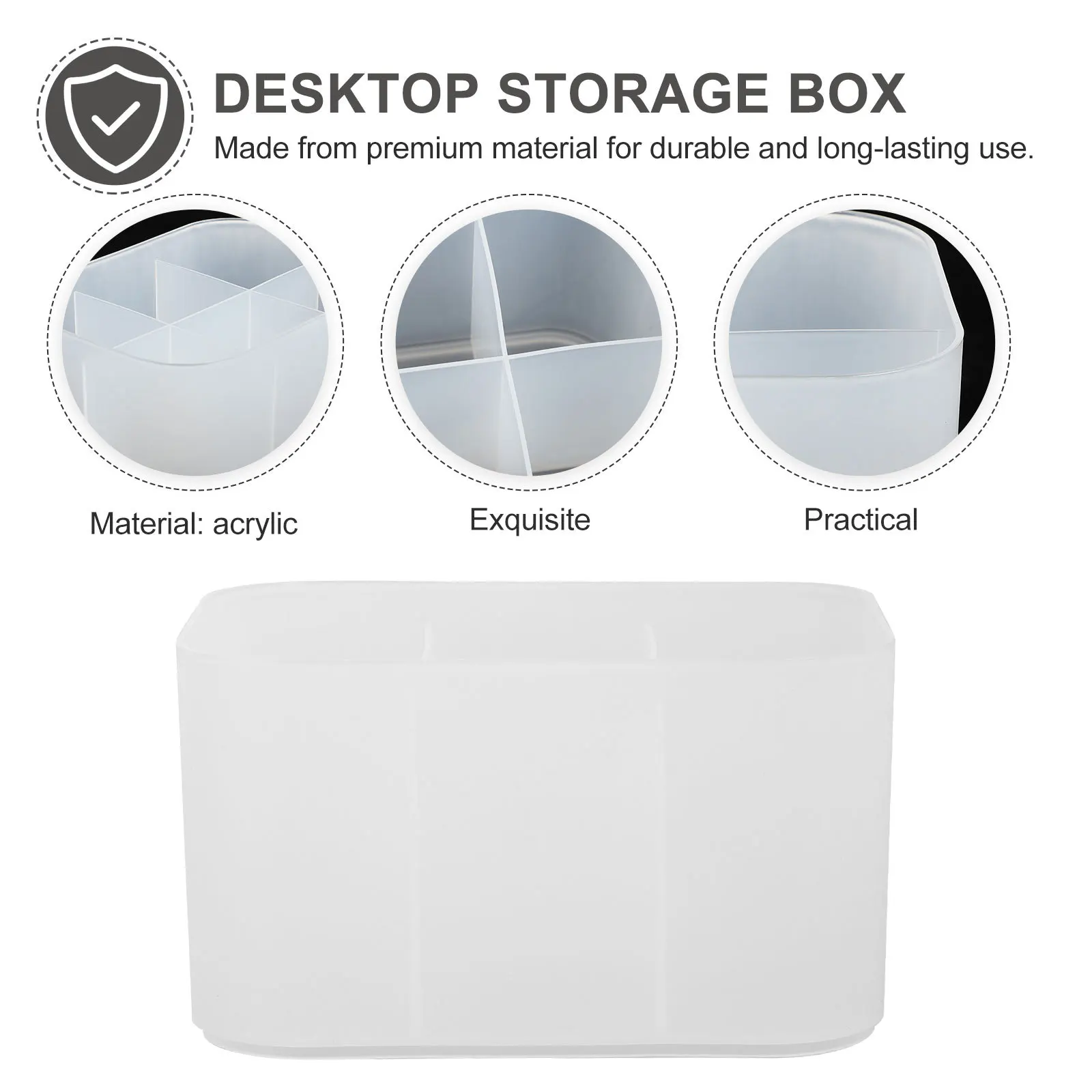 

Nail Tools Storage Box Plastic Desktop Organizer Case For Manicure Art Brush Nail Accessories Polishes Multifunctional