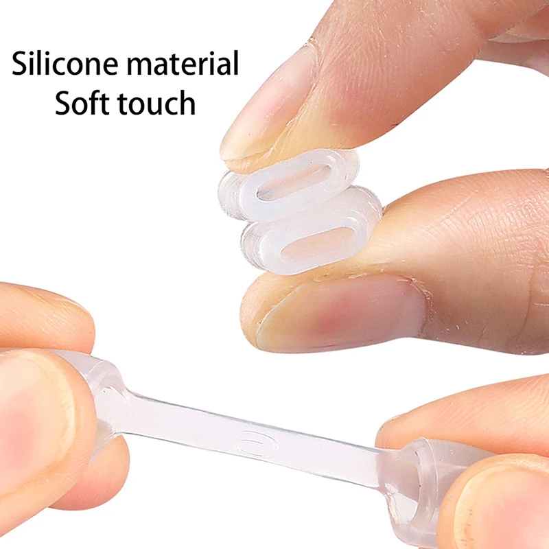 Postoperative Rhinoplasty Nostril Support Silicone Shaping Crooked Nose Correction Fixator Silica Gel Nose Clip Prevent Snoring