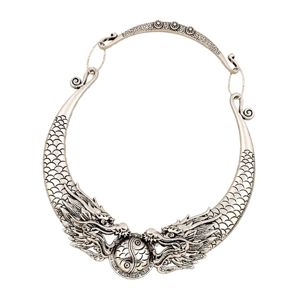 

Retro Necklace Pearl Choker Women Alloy Exaggerated Ethnic Gothic Jewelry Unique Gift