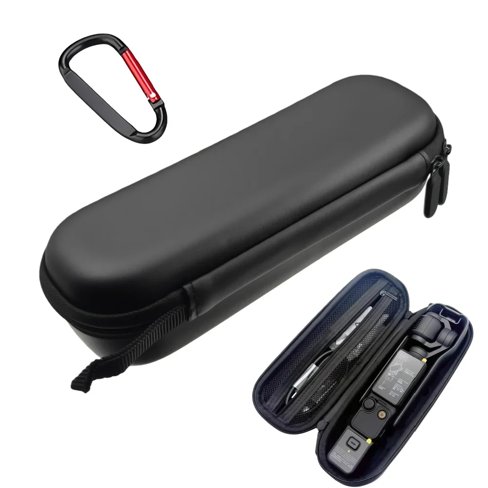 Storage Case Bag For DJI Action OSMO Pocket 3 2 Camera Safely Waterproof Shockpoof PU Leather Box With Safety Buckle