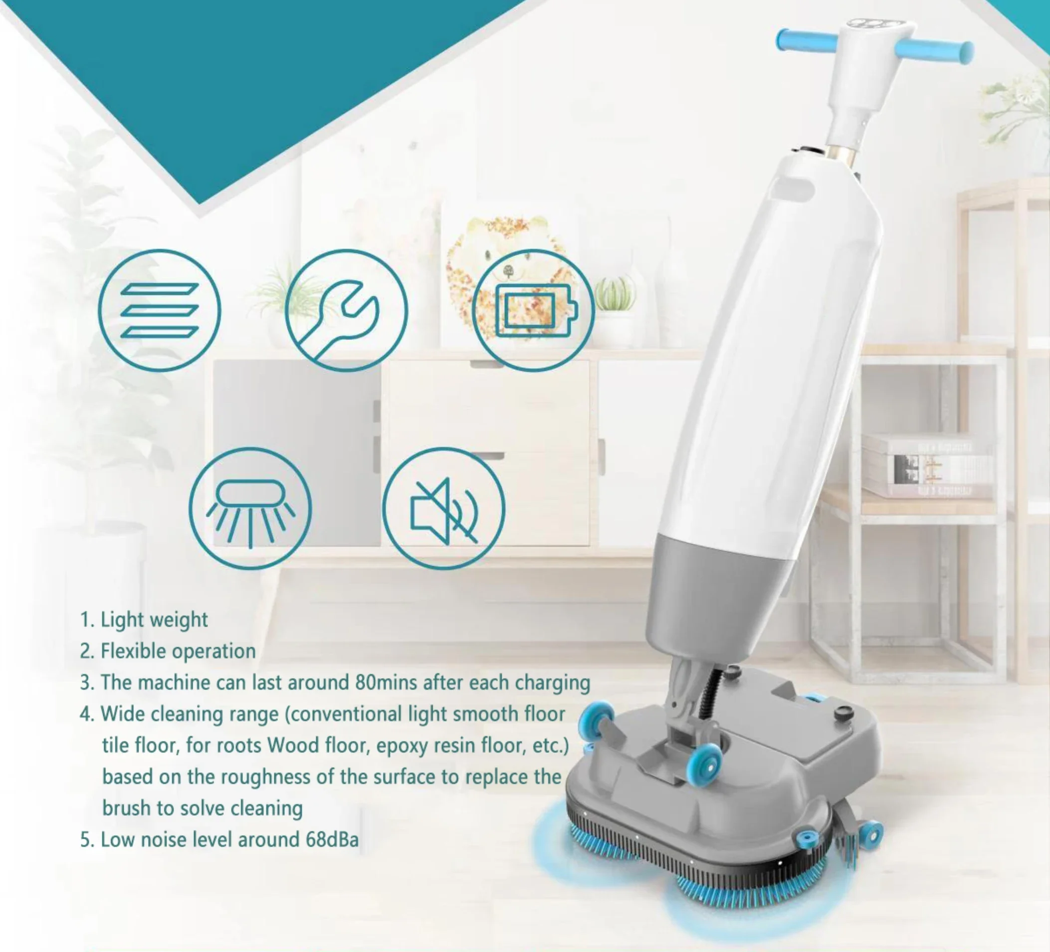 Multi-fuctional Floor Scrubber