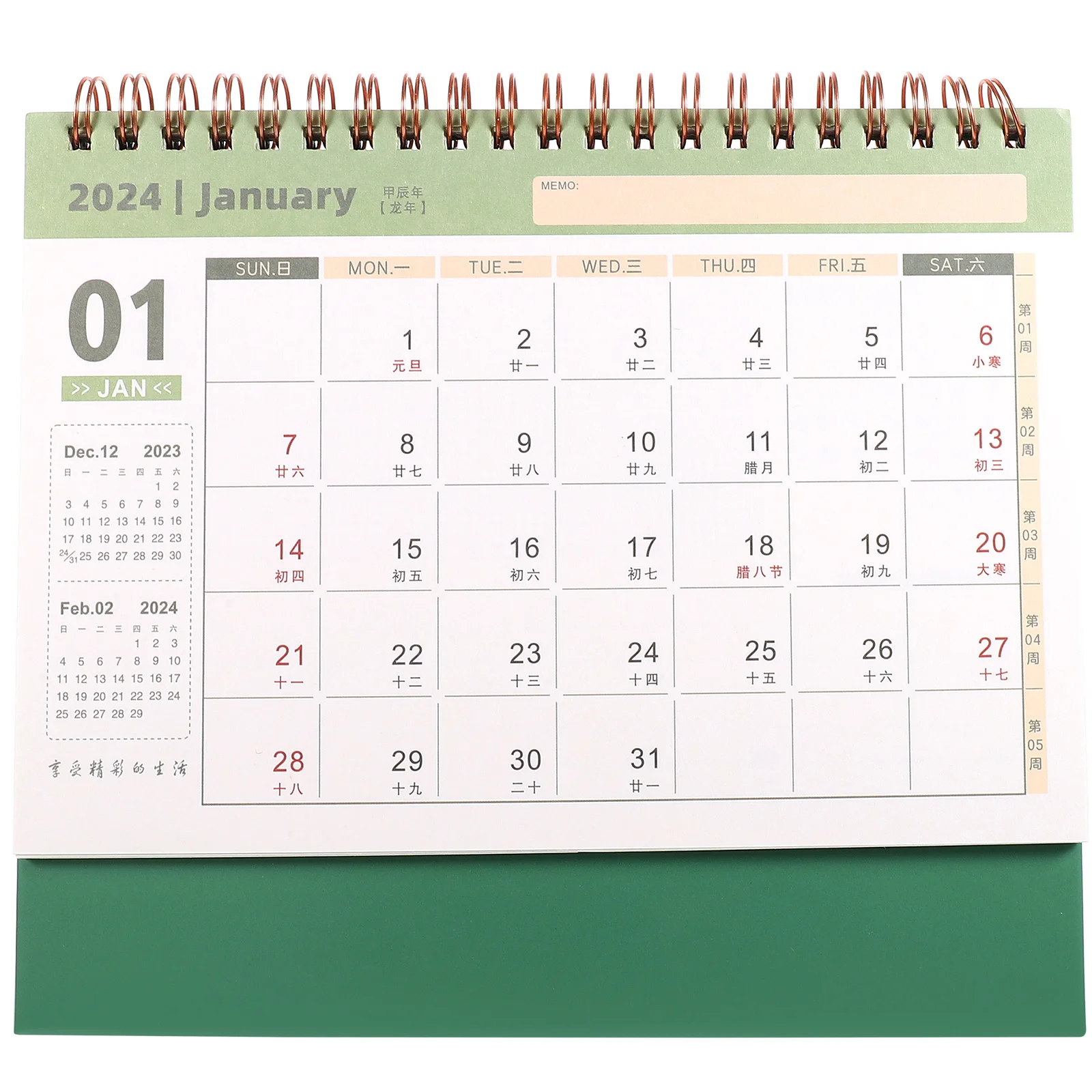 

Creative 2024 Table Calendar Thick Paper Smooth Mark Important Things Freestanding Practical Daily Planner Desktop Calendar