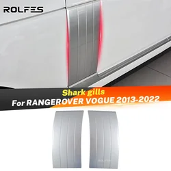 ROLFES For Land Rover Range Rover Vogue L405 2013-2022 Chrome Front Fender Air Vent Cover Door Side Vent Trim Styling