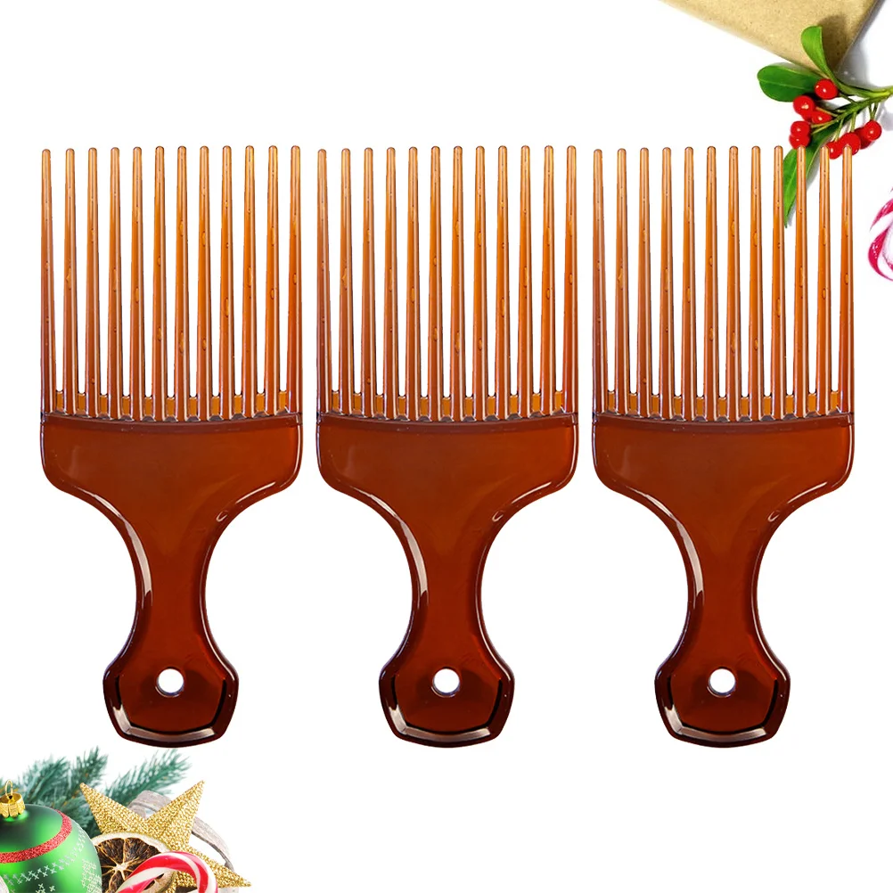 

3pcs Oil-Proof Hair Comb Wide Teeth Styling Comb For Scalp Massage Portable Anti-Static Durable Lightweight Hair Salon