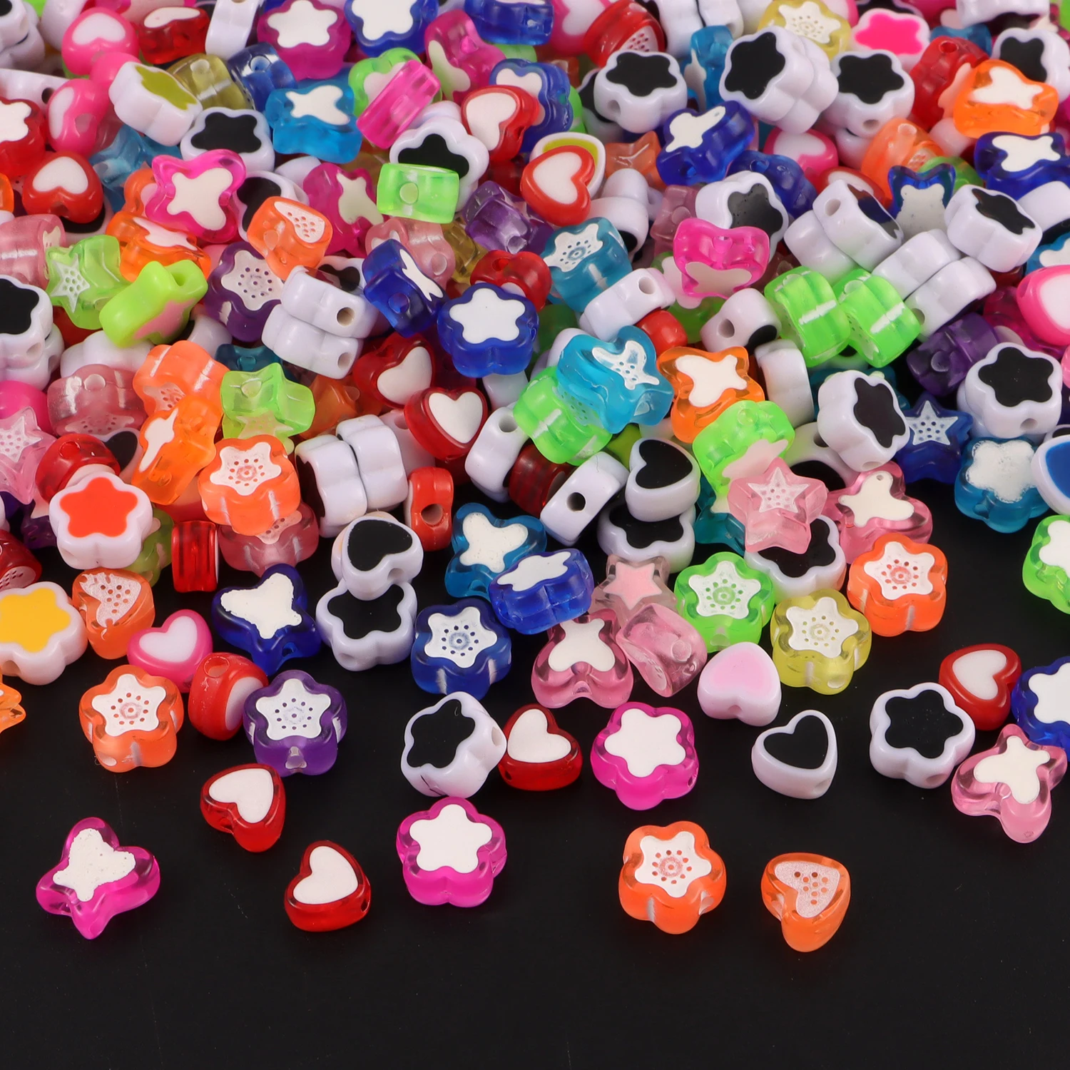 50/100Pcs Acrylic H… - image