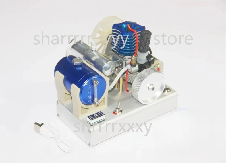 18 grade methanol engine with cooling fan metal fuel tank electric start voltage digital display embossed flywheel