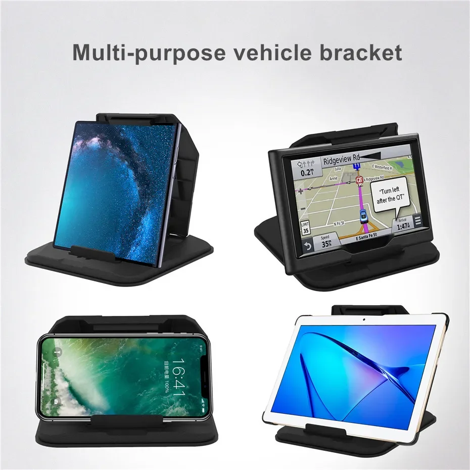 Phone Car Holder On Dashboard 4.0 to 8 inch Phone Tablet Holders in Car for iPhone XR XS MAX  iPad Mini GPS Car Phone Holder