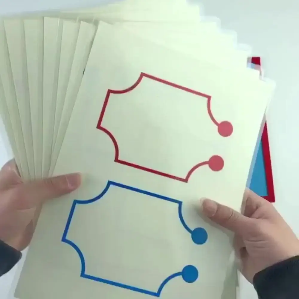 Zabawka Montessori do ćwiczenia koordynacji wzrokowo-ruchowej, treningu wzoru i rozwijania poznawczych umiejętności, lewa i prawa ręka, papierowa torba, interaktywna.