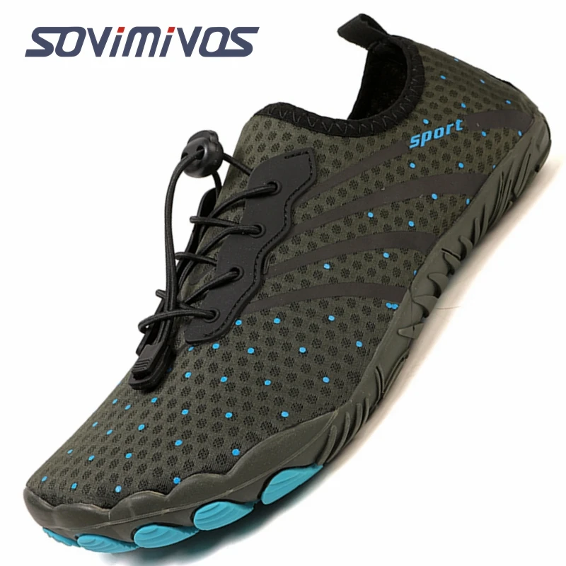 Aqua Shoes For Women Men Barefoot Water Shoes Anti-Slip Quick-Drying Outdoor Beach Upstream Wading Swimming Shoe Sneakers Unisex