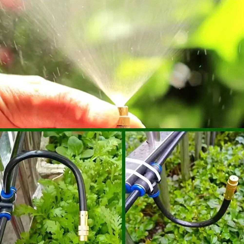

15M DIY Free Bending Universal Spray Kit Patio Misting Cooling Humidification Sprayer Garden Flowers Plant Watering Irrigation