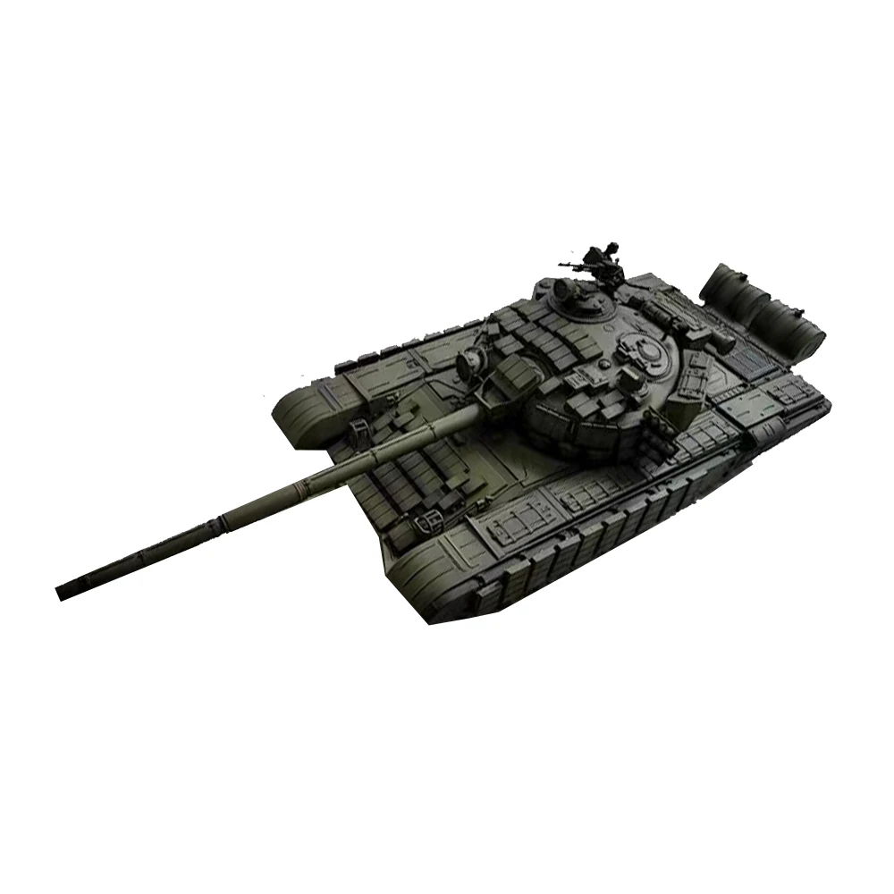 New Heng Long 1/16 7.0 Plastic Ver w/ Metal Gearbox RTR T72 Main Battle Tank RC 3939 Speaker Smoke Unit  BB Shooting Toys Boys