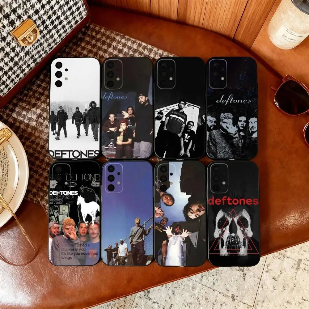 

Rock Band D-Deftones Phone Case For Samsung Galaxy A73,A72,A71,A70,A53,A52,A51,Soft Silicone Black Cover
