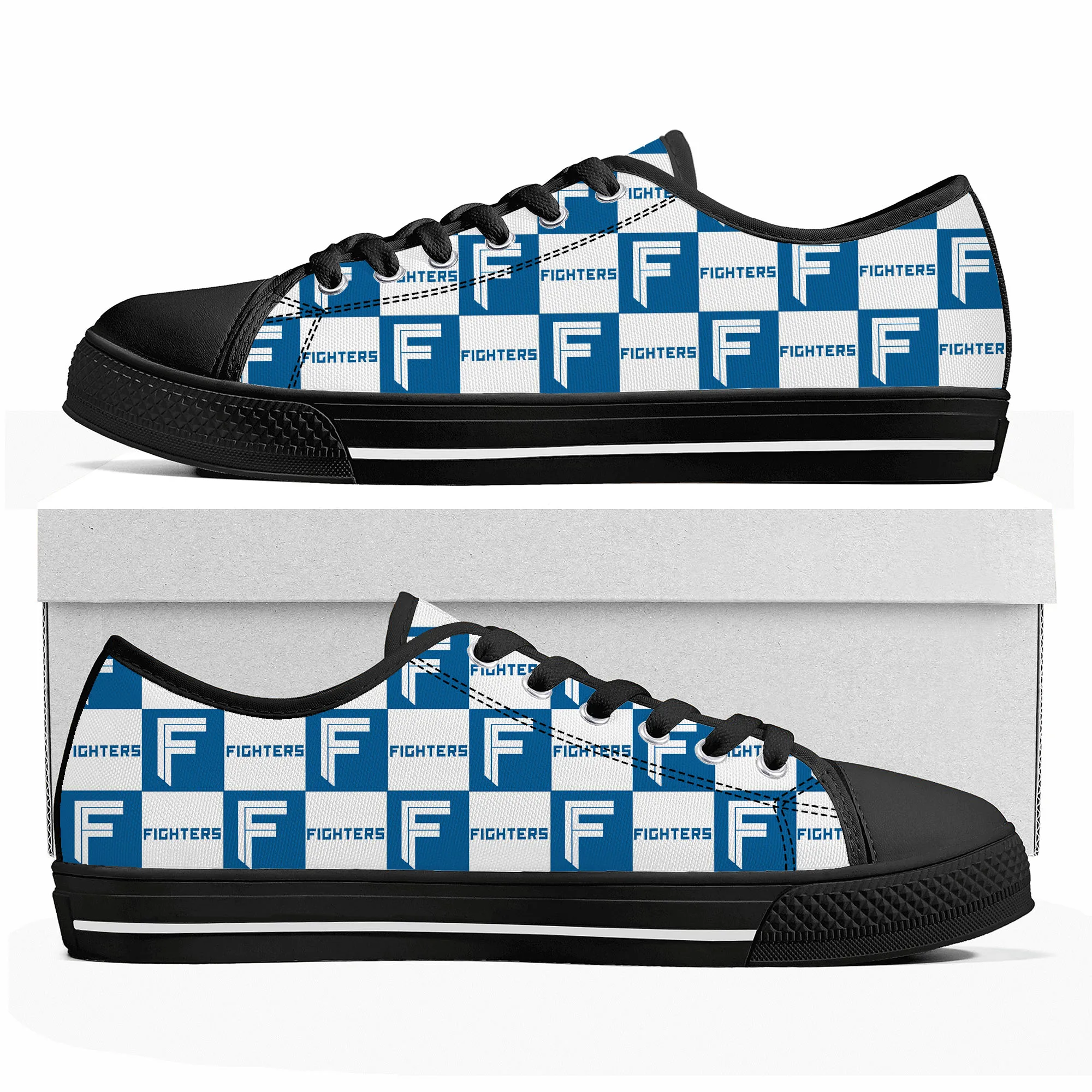 ハムファイターズ Ham Fighters baseball Low Top Sneakers Mens Womens Teenager Canvas High Quality Sneaker Casual Custom Made Shoes DIY