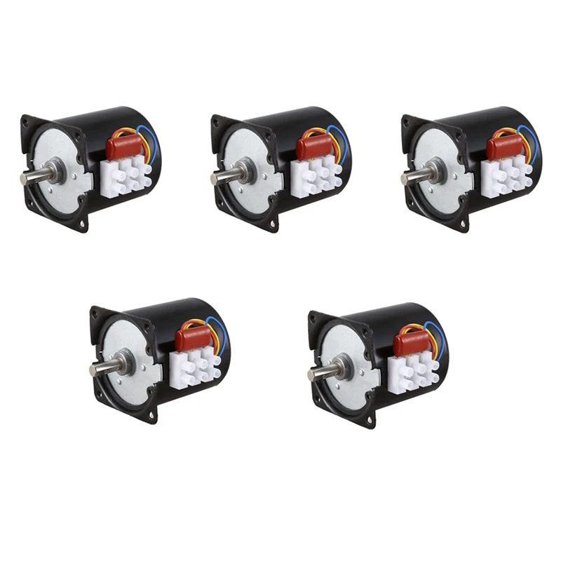 

5X Synchronous Motor 15RPM 60KTYZ 220V 14W Permanent Magnet Synchronous Gear Motor Small Motor