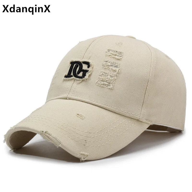 

New Spring Washed Cotton Embroidery Baseball Caps For Men And Women Personality Vintage Fashion Golf Cap Party Hats Snapback Cap