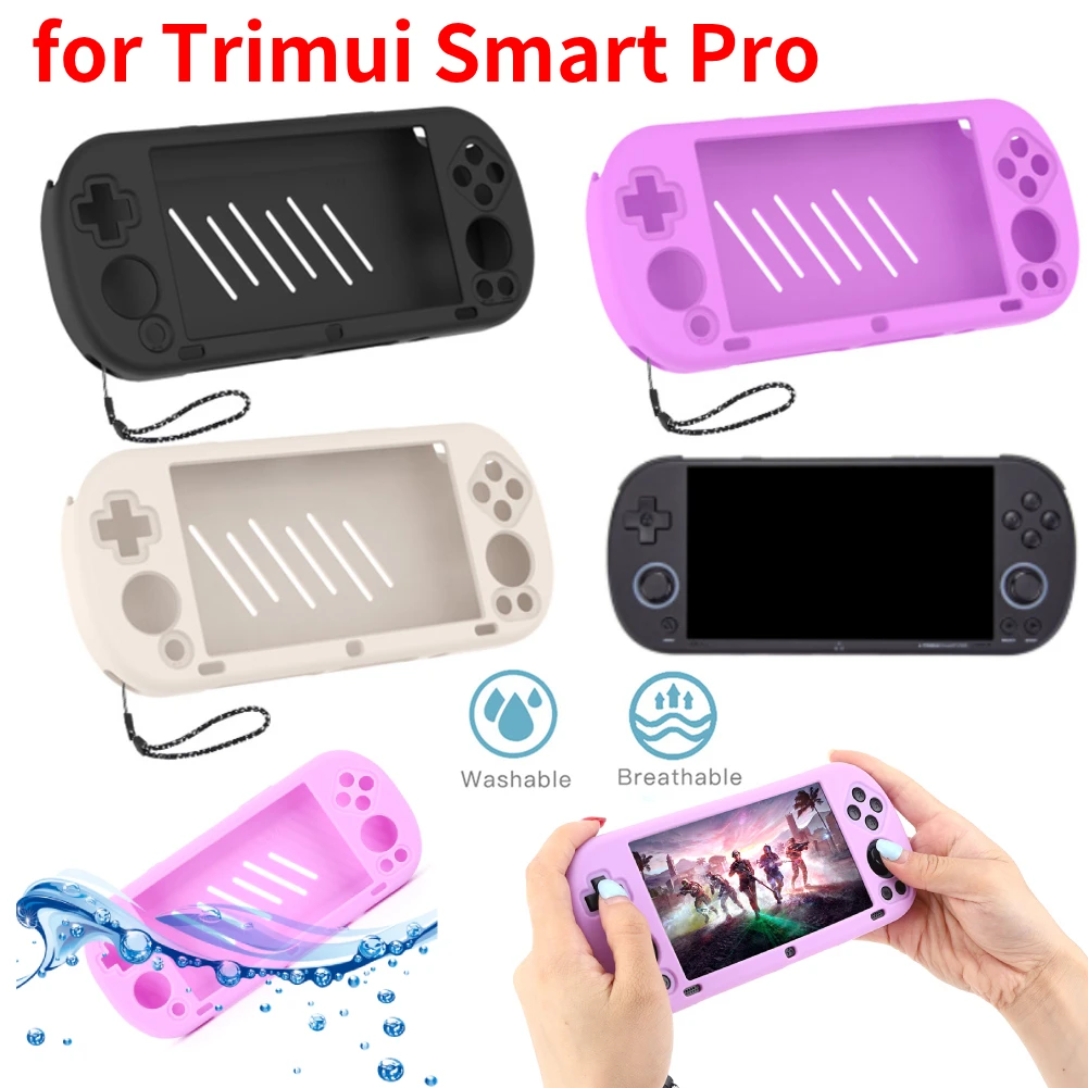 

Новый чехол для игровой консоли Trimui Smart Pro, мягкий силиконовый защитный чехол, защита от царапин, чехол, игровые аксессуары ﻿